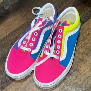Vans Neon Multicolor Sneakers